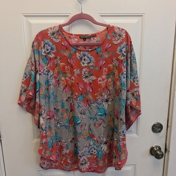 Tolani Collection Printed Woven Caftan Tunic - Picture 2 of 5